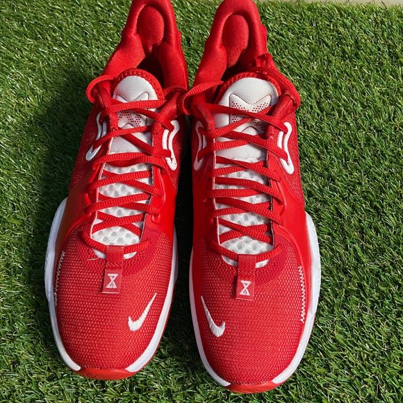 Mens Nike PG 5 TB Promo University Red White DM5045-603 Paul George Size 8.5 NEW